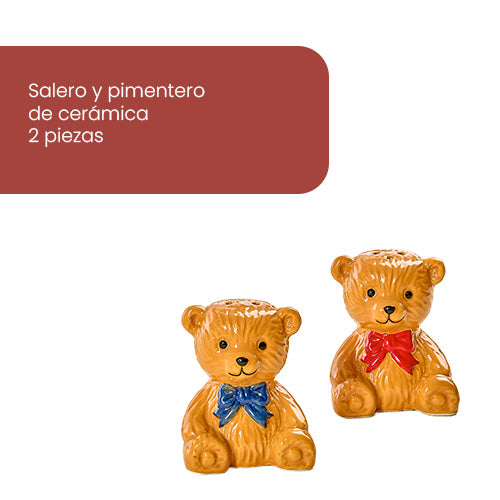 Salero y Pimentero Teddy