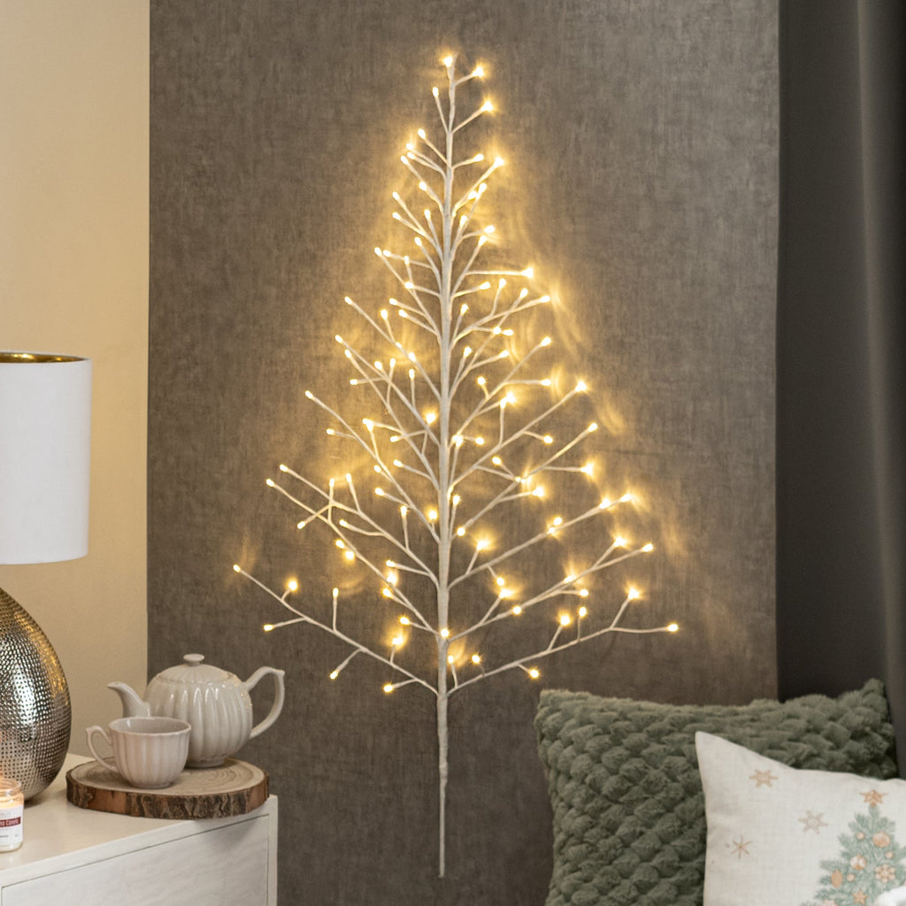 Árbol Blanco Led