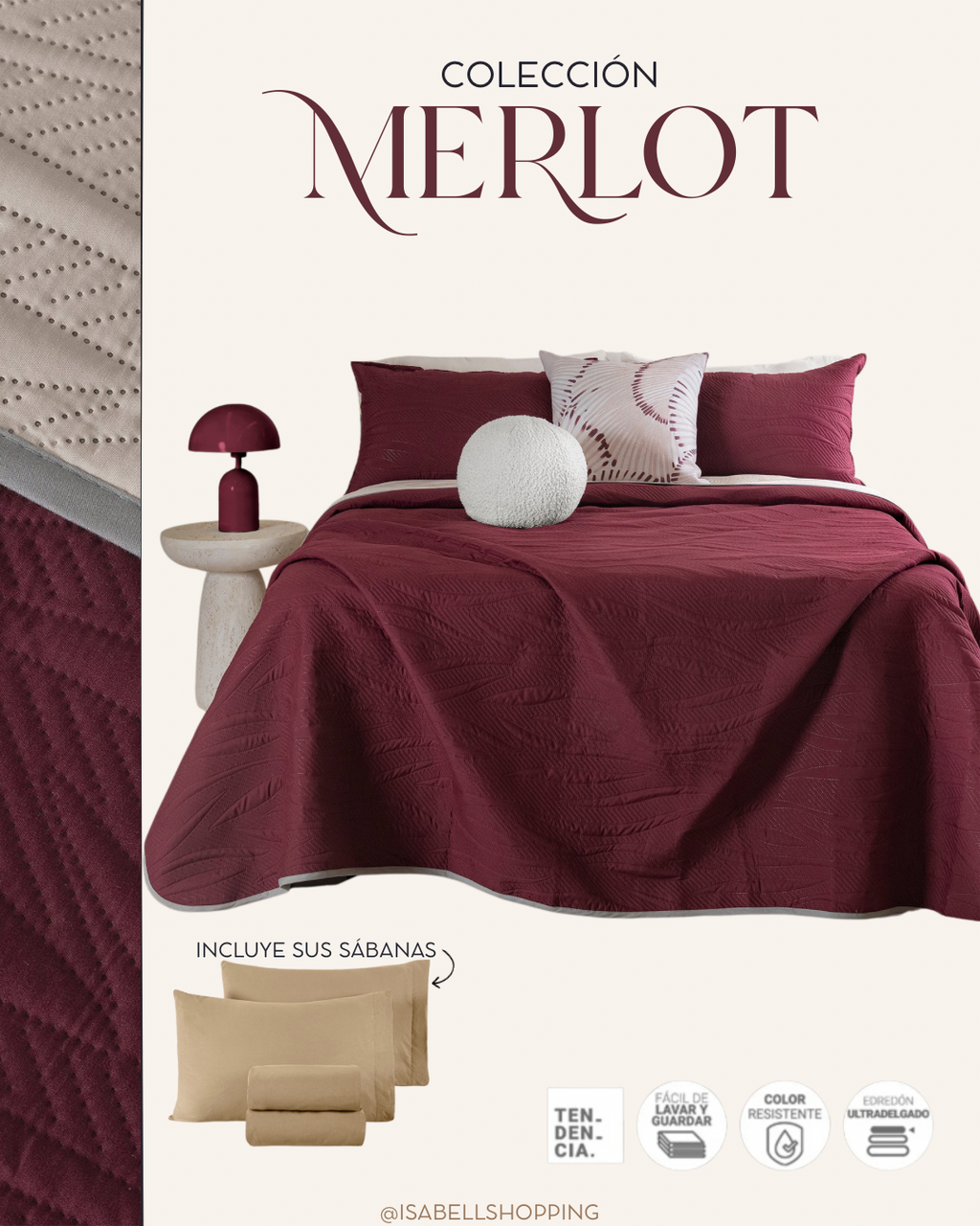 Edredón Merlot