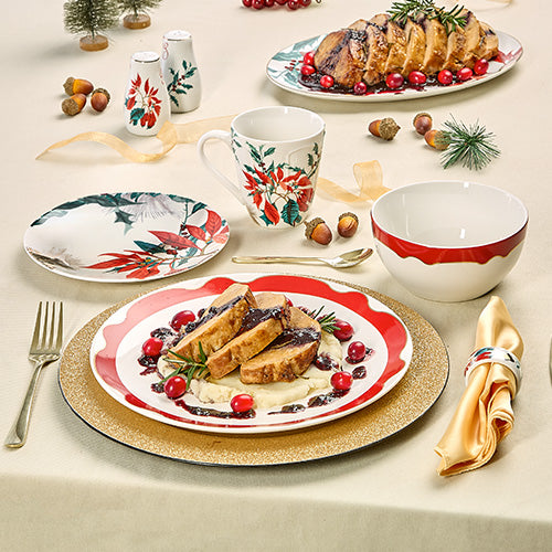 Vajilla Nochebuena Porcelana