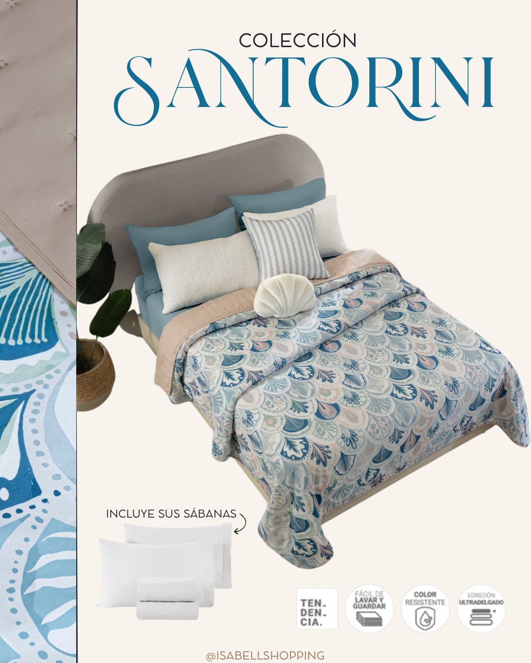 Edredón Santorini