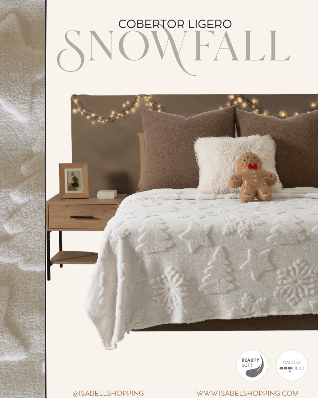 Cobertor ligero Snowfall