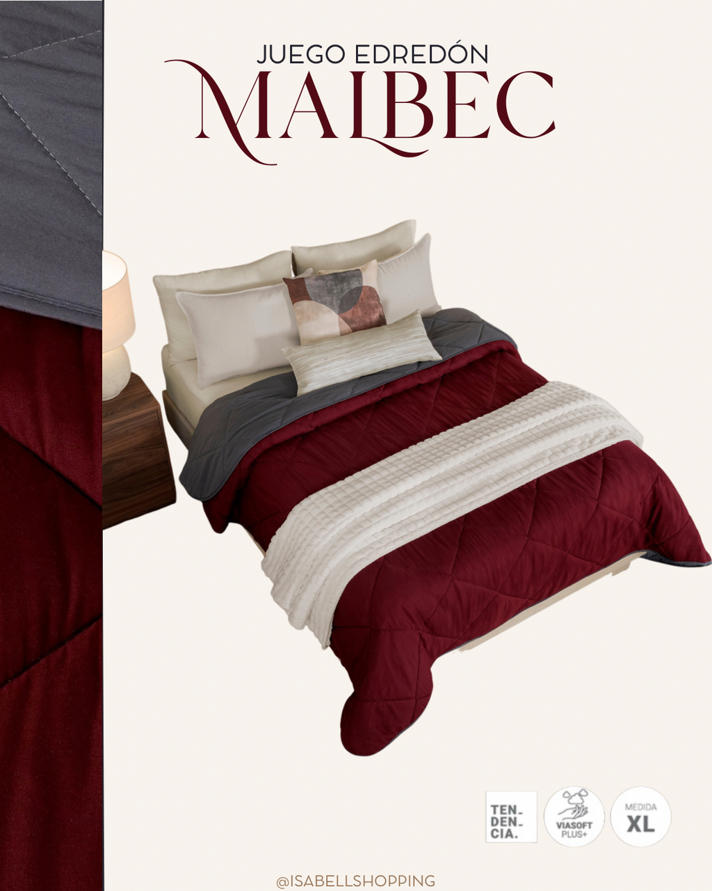 Edredón Malbec