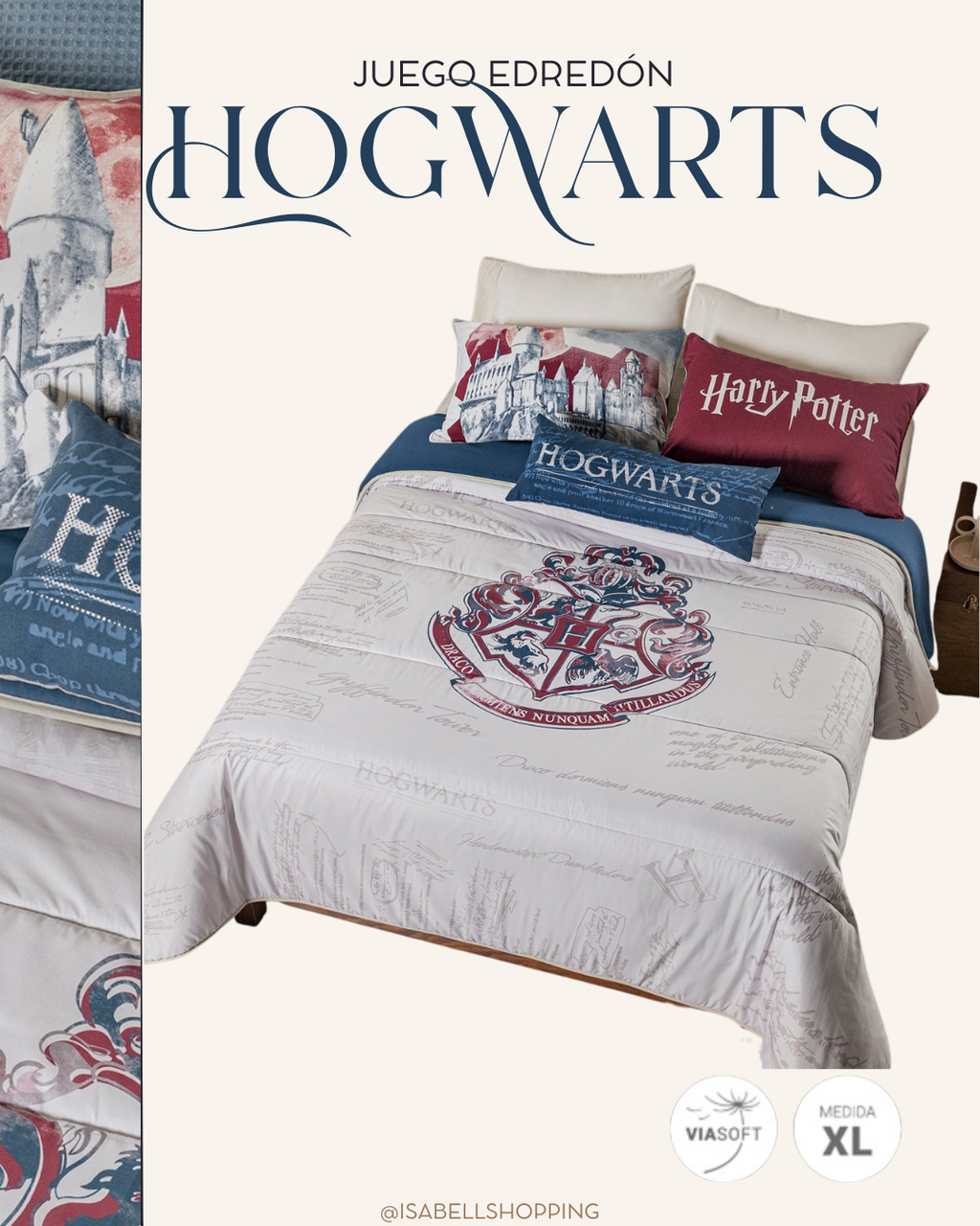 Edredón Hogwarts