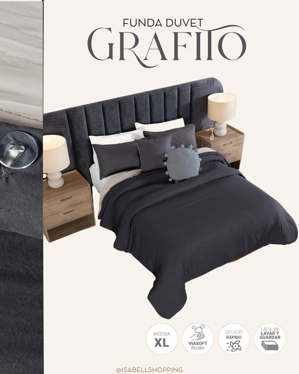 Funda Duvet Grafito
