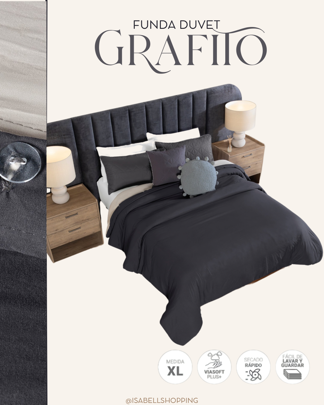 Funda Duvet Grafito