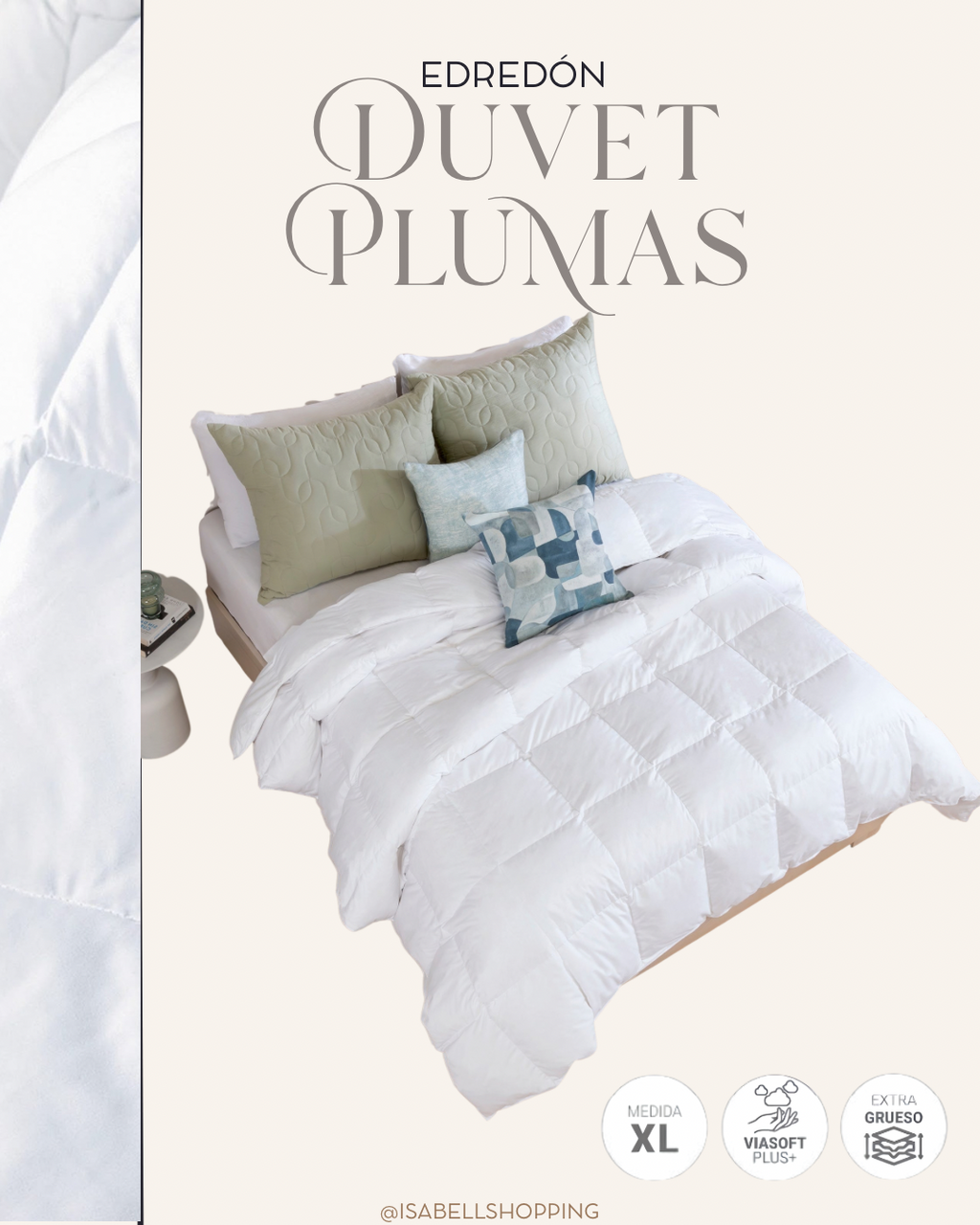 Edredón Duvet de Plumas