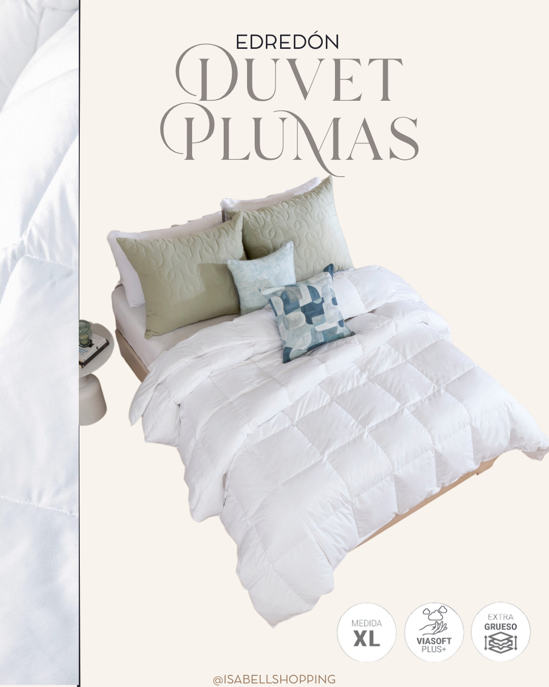 Edredón Duvet de Plumas